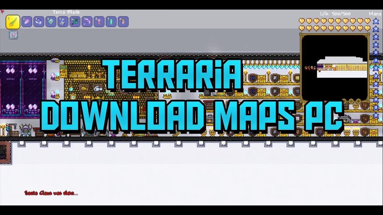 Terraria All Items Map Download Mac